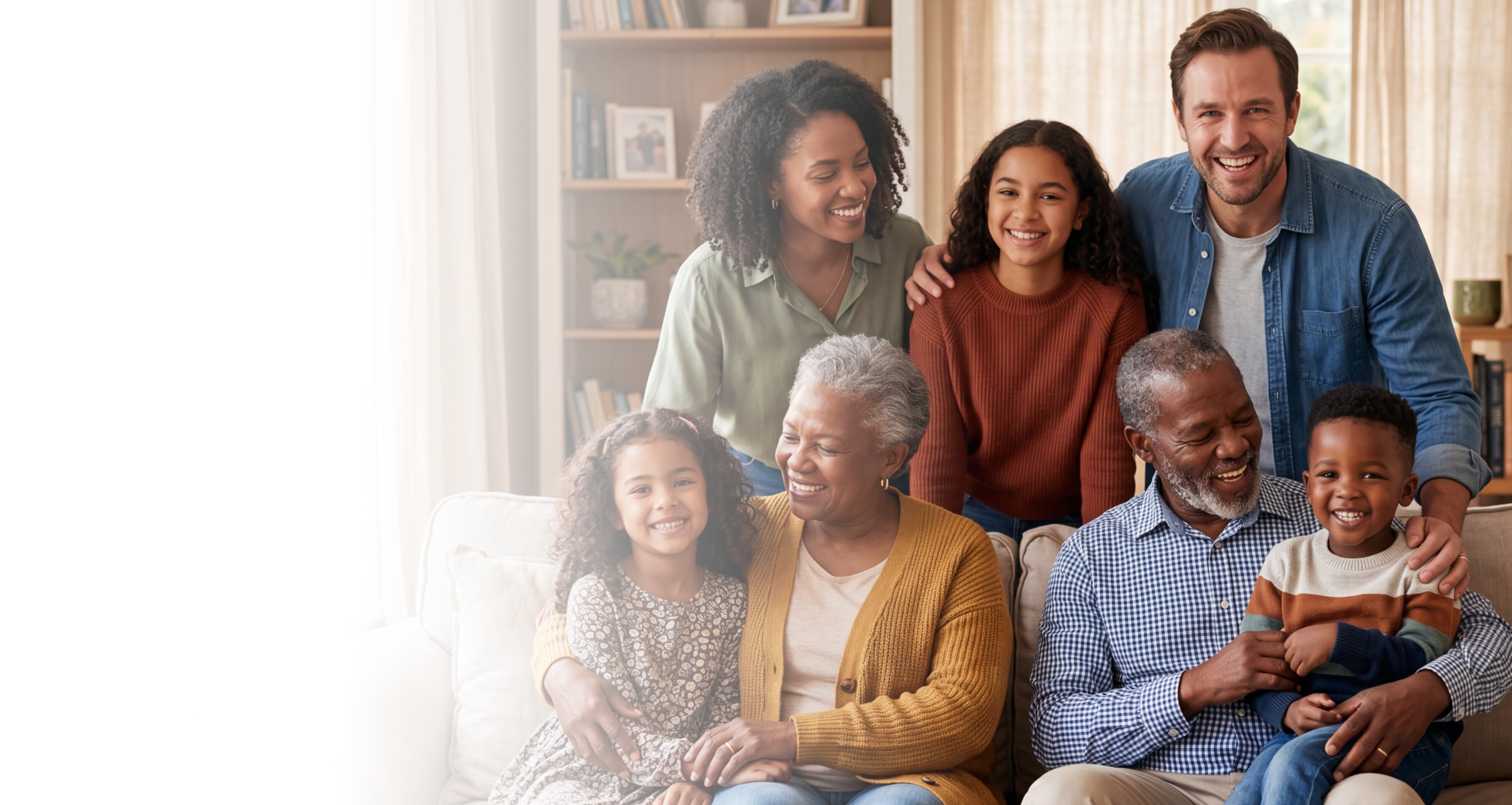 AI family portrait app example with Platano