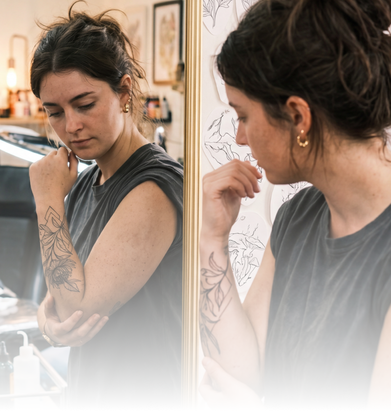 Inkigo tattoo try-on app built with Platano