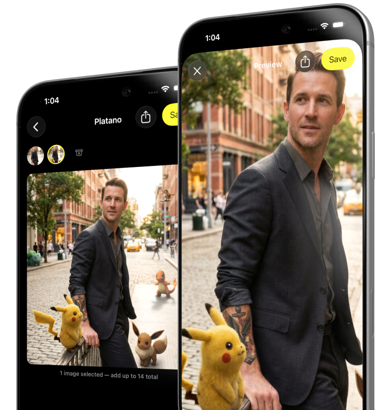 Platano app with no sign-up screen